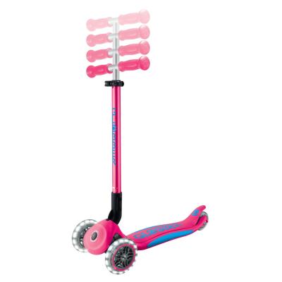 Самокат GLOBBER серії ELITE LIGHTS, фуксія, колеса з підсвіткою, 50кг, 3+