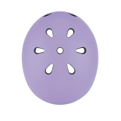 Шолом захисний дитячий GLOBBER GO UP LIGHTS, лавандовий, з ліхтариком, 45-51см