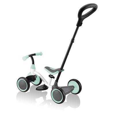 Біговел дитячий GLOBBER серії LEARNING BIKE 3в1, біло-м'ятний, до 20кг, 4 колеса
