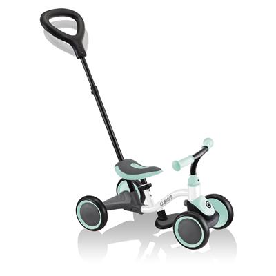 Біговел дитячий GLOBBER серії LEARNING BIKE 3в1, біло-м'ятний, до 20кг, 4 колеса