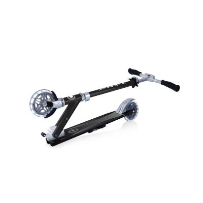 Самокат GLOBBER серії FLOW ELEMENT LIGHTS, чорний, колеса з підсвіткою, до 100кг, 5+, 2 колеса