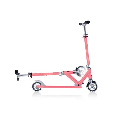 Самокат GLOBBER серії FLOW ELEMENT LIGHTS, рожевий, колеса з підсвіткою, до 100кг, 5+, 2 колеса