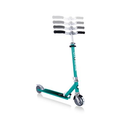 Самокат GLOBBER серії FLOW ELEMENT LIGHTS, нефритовий, колеса з підсвіткою, до 100кг, 5+, 2 колеса