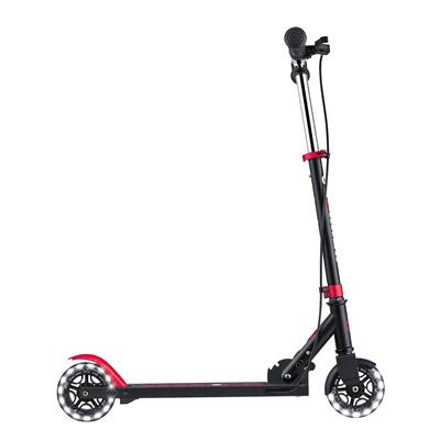 Самокат GLOBBER серії FLOW ELEMENT JUNIOR LIGHTS, чорно-червоний, колеса з підсв. 50кг 3+