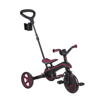 Велосипед дитячий GLOBBER серії EXPLORER TRIKE FOLDABLE 4в1, бордовий, до 20кг, 3 колеса