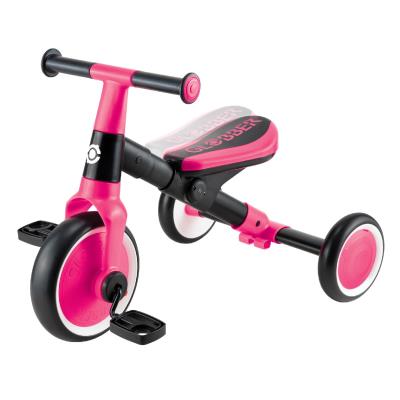 Велосипед дитячий GLOBBER серії LEARNING TRIKE 2в1, фуксія, до 20кг, 3 колеса