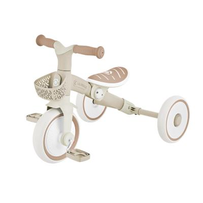 Велосипед дитячий GLOBBER серії LEARNING TRIKE 2в1 PLUS, кокос, до 20кг, 3 колеса