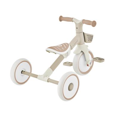Велосипед дитячий GLOBBER серії LEARNING TRIKE 2в1 PLUS, кокос, до 20кг, 3 колеса