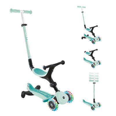 Самокат GLOBBER серії GO UP ACTIVE 360 м'ятний, до 20/50кг, 1+, колеса світяться