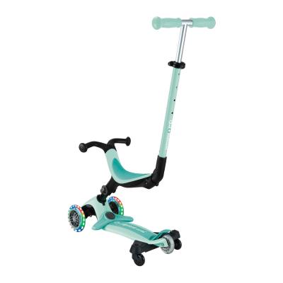 Самокат GLOBBER серії GO UP ACTIVE 360 м'ятний, до 20/50кг, 1+, колеса світяться
