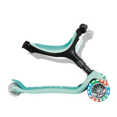 Самокат GLOBBER серії GO UP ACTIVE 360 м'ятний, до 20/50кг, 1+, колеса світяться