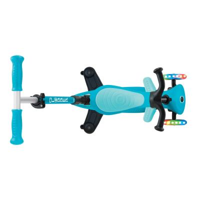 Самокат GLOBBER серії GO UP ACTIVE 360 аква, до 20/50кг, 1+, колеса що світяться