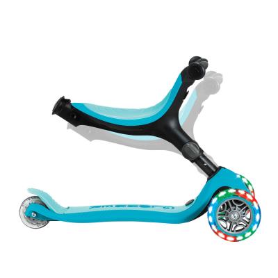 Самокат GLOBBER серії GO UP ACTIVE 360 аква, до 20/50кг, 1+, колеса що світяться
