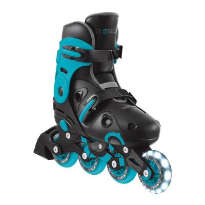 Роликові ковзани GLOBBER GO SCATES LIGHTS аква р.34-37, до 60кг, 5+