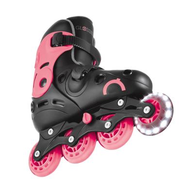 Роликові ковзани GLOBBER GO SCATES LIGHTS коралові р.34-37, до 60кг, 5+