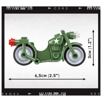 Конструктор COBI Company of Heroes 3 USA Центр Авіапідтримки, 652 деталі