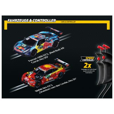 Автотрек Carrera GO!!! DTM: Змагання на швидкість, довжина траси 8.9 м.