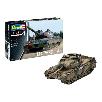 Збірна модель-копія Revell Танк Leopard 1A5 рівень 4 масштаб 1:35