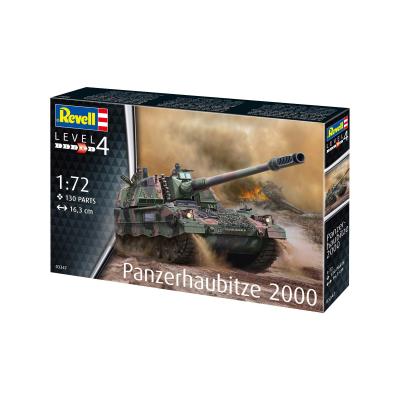 Збірна модель-копія Revell САУ Panzerhaubitze 2000 рівень 4 масштаб 1:72