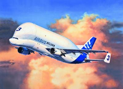 Збірна модель-копія Revell модель літак Airbus A300-600ST 'Beluga', рів 4, м: 1:144
