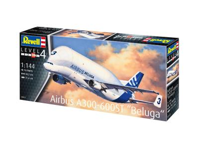 Збірна модель-копія Revell модель літак Airbus A300-600ST 'Beluga', рів 4, м: 1:144