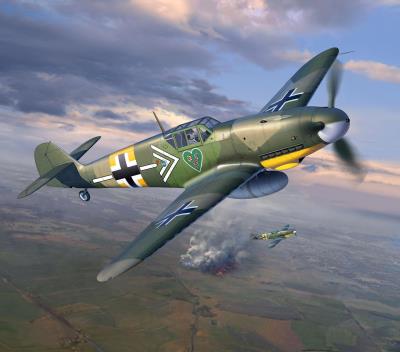 Збірна модель-копія Revell модель літак Messerschmitt Bf109 G-2/4, рів 5, м: 1:32