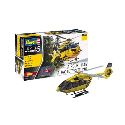 Збірна модель-копія Revell Геликоптер Airbus H145 ADAC Рятувальна служба, рів 5, м: 1:32