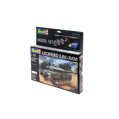 Збірна модель-копія Revell набір Танк Леопард 2A6/A6M рівень 4 масштаб 1:72