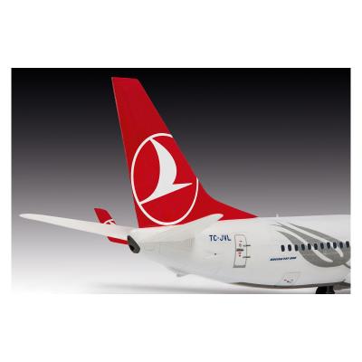 Збірна модель-копія Revell набір Літак Boeing 737-800 'Turkish Airlines', рів 4, м: 1:144