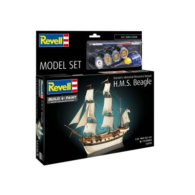 Збірна модель-копія Revell набір корабль HMS Beagle рів 5 м 1:96
