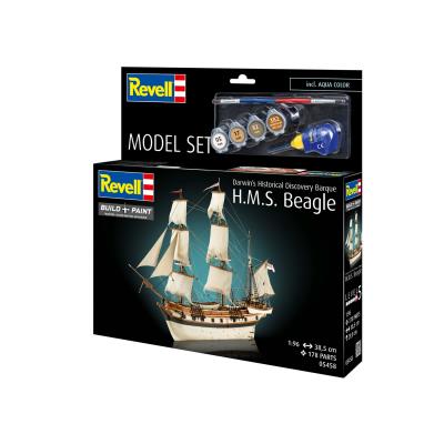 Збірна модель-копія Revell набір корабль HMS Beagle рів 5 м 1:96