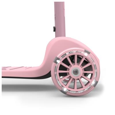 Самокат Scoot and Ride серії Highwaykick-3s з колесами що світяться пастельно-рожевий, 3+