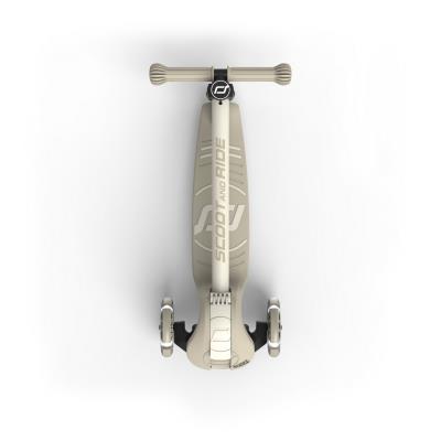 Самокат Scoot and Ride серії Highwaykick-3s з колесами що світяться світло-сірий, 3+