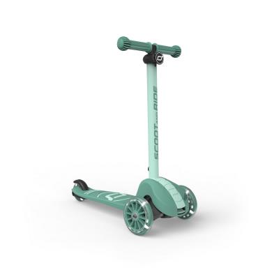 Самокат Scoot and Ride серії Highwaykick-3s з колесами що світяться сіро-зелений, 3+