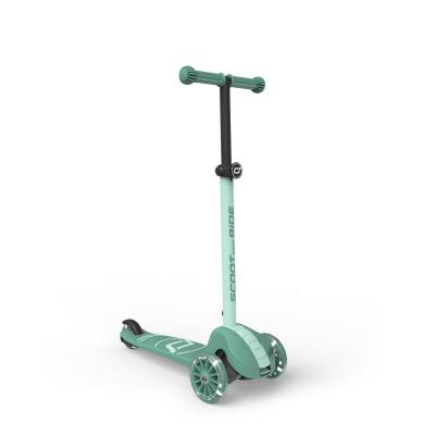 Самокат Scoot and Ride серії Highwaykick-3s з колесами що світяться сіро-зелений, 3+