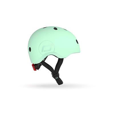 Шолом захисний дитячий Scoot and Ride, ківі, з ліхтариком, 51-53см