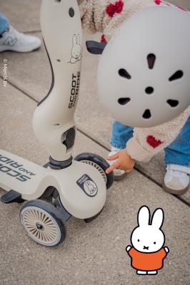 Самокат Scoot and Ride серії Highwaykick-1 Push and Go Miffy світло-сірий, до 5 років