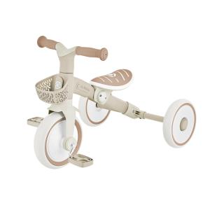 Велосипед дитячий GLOBBER серії LEARNING TRIKE 2в1 PLUS, кокос, до 20кг, 3 колеса