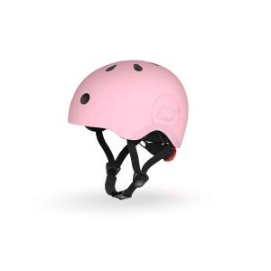 Шолом захисний дитячий Scoot and Ride, пастельно-рожевий, з ліхтариком, 51-53см