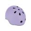 Шолом захисний дитячий GLOBBER GO UP LIGHTS, лавандовий, з ліхтариком, 45-51см