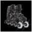 Роликові ковзани GLOBBER GO SCATES LIGHTS сірі р.34-37, до 60кг, 5+