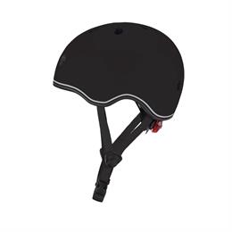 Шолом захисний дитячий GLOBBER GO UP LIGHTS, чорний, з ліхтариком, 45-51см
