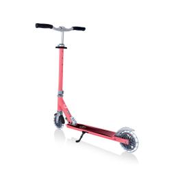 Самокат GLOBBER серії FLOW ELEMENT LIGHTS, рожевий, колеса з підсвіткою, до 100кг, 5+, 2 колеса