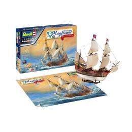 Збірна модель-копія Revell набір Корабель Mayflower рівень 4 масштаб 1:83