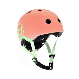 Шолом захисний дитячий Scoot and Ride, персик, з ліхтариком, 45-51см